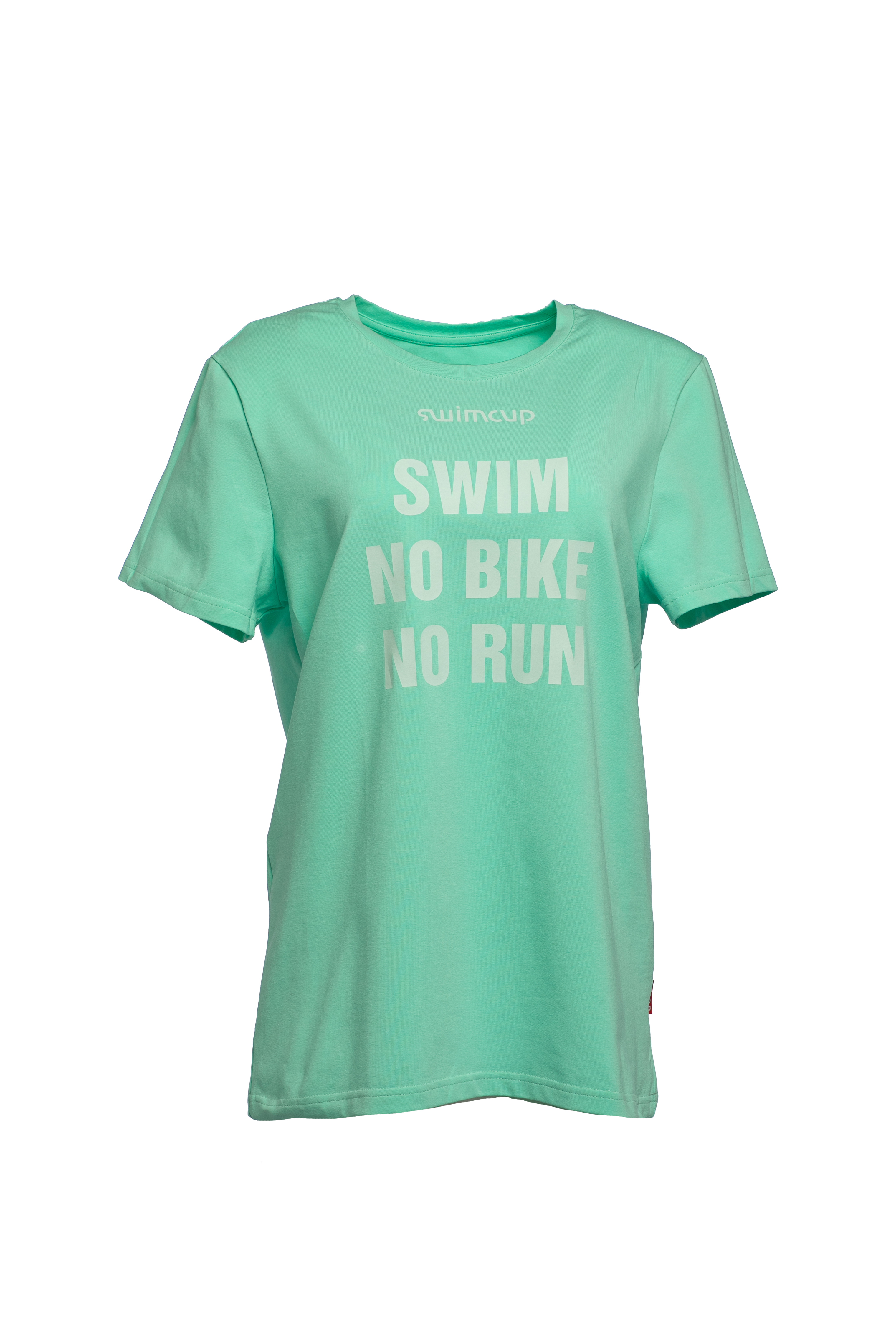 Футболка мятная swimcup swim no bike no run